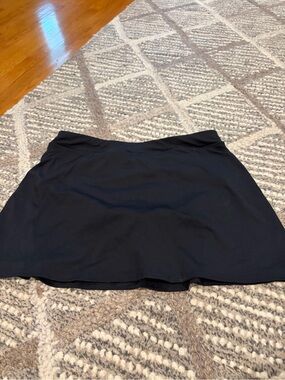 Lands end Black Women's Skirt - Classic A-Line